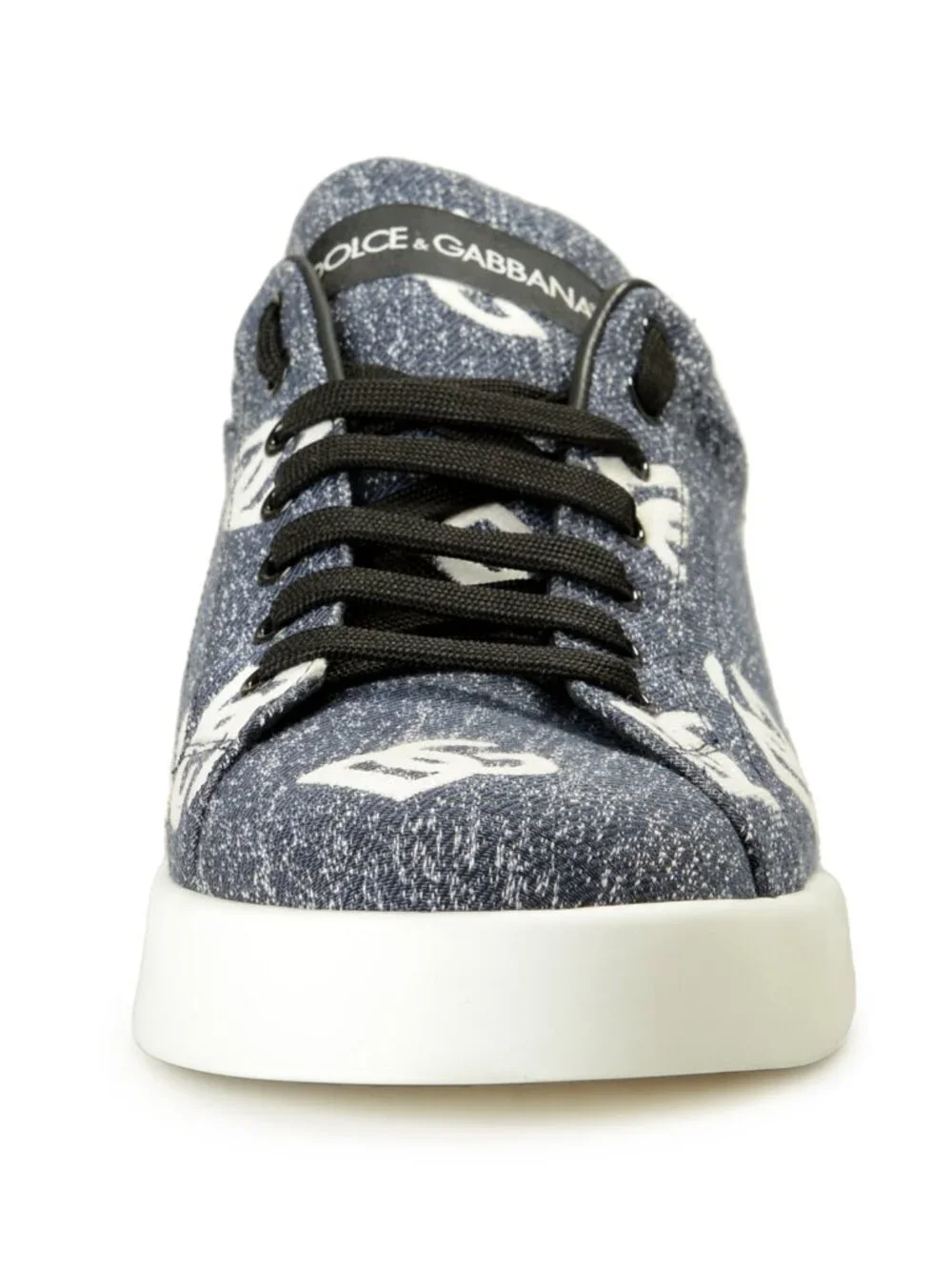 Dolce & Gabbana Men's Jacquard Denim Athletic Sneakers Shoes US 11 IT 44